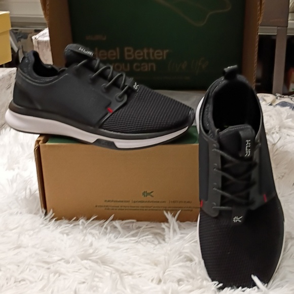 Kuru Atom Black Plantar Fascitis Orthopedic Arch Support Walking Work Shoe 8M main image 13